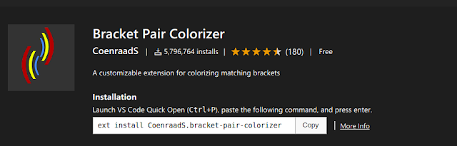 Best Visual Studio Code Extensions for Web Development - Bracket Pair Colorizer