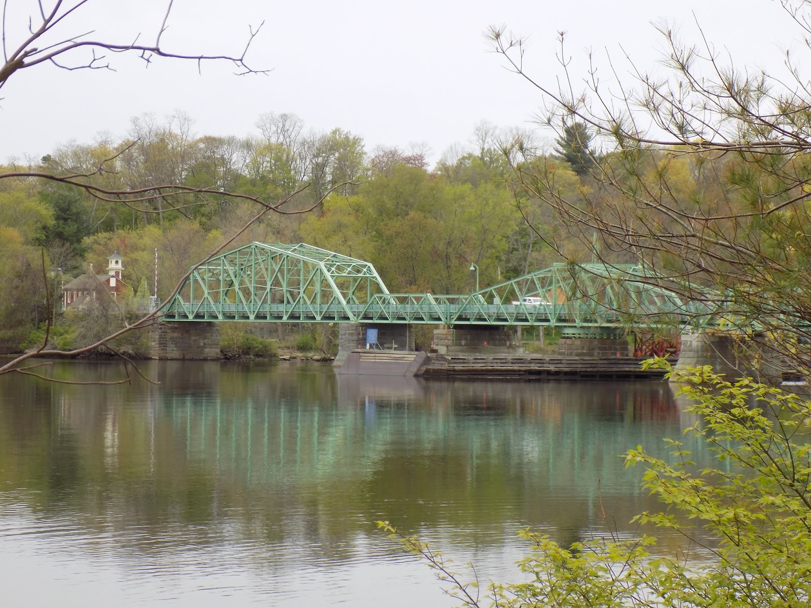 Rocks Village Bridge over the Merrimack River in West Newbury and