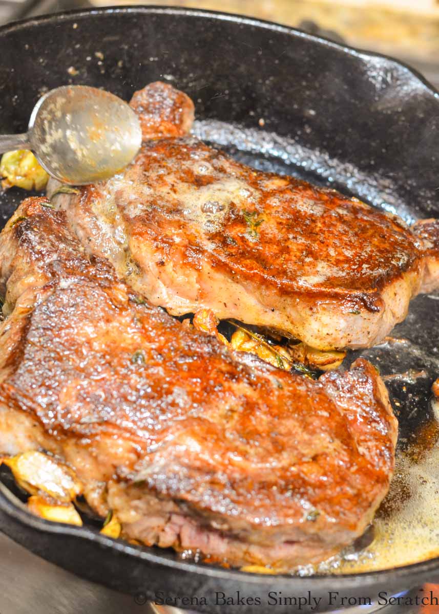 How To Pan Sear Steak Serena Bakes Simply From Scratch