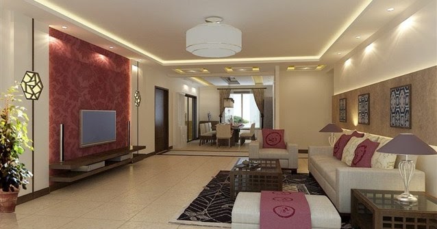 دهانات ديكورات الصالات الحديثة للشقق والفلل بجدة