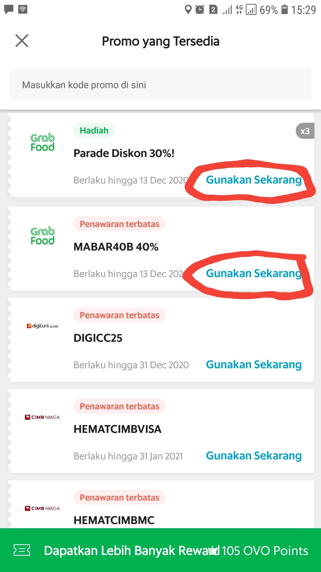 Voucher Grabfood! Bagaimana Cara Memakainya? tips grabfood