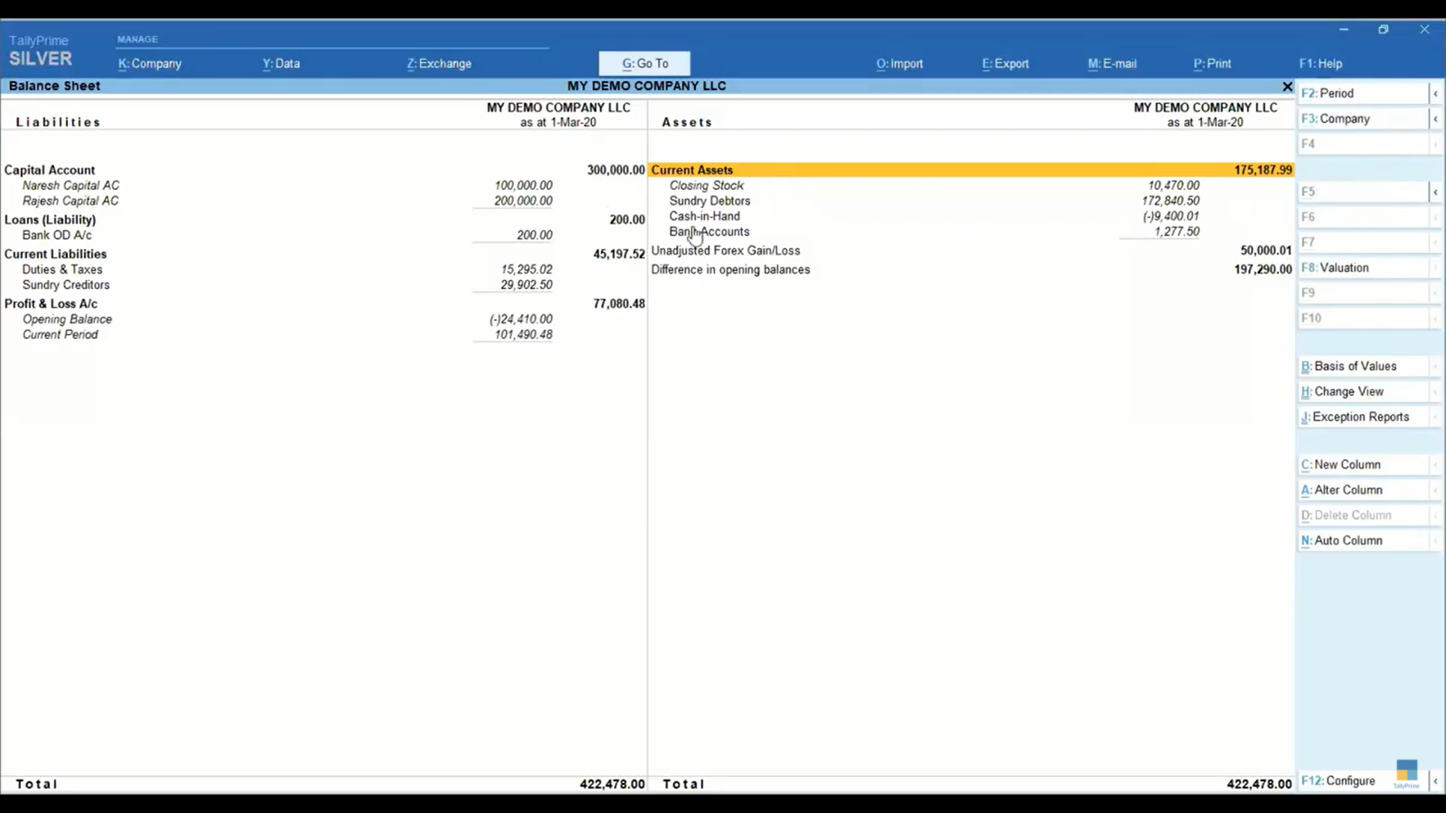 Free Tally TDL for Detailed Balance Sheet TDL for Tally Prime and Tally