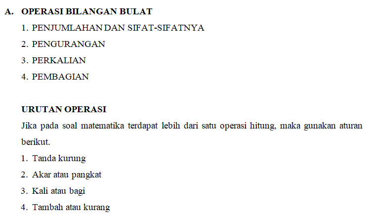 Latihan Soal Pts Gasal Matematika Kelas 7 Materi Bilangan Media Pembelajaran Online Guru Spensaka Smpn1kalimanah