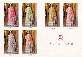 Buy online Shraddha designer Sobia nazir Special edition vol 1 