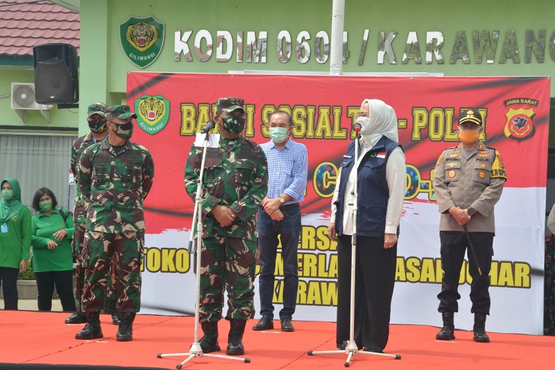 Pangdam III/ Siliwangi : Masyarakat Sudah Menunjukan Semangat Gotong Roying Dalam Memerangi Pandemi Covid-19