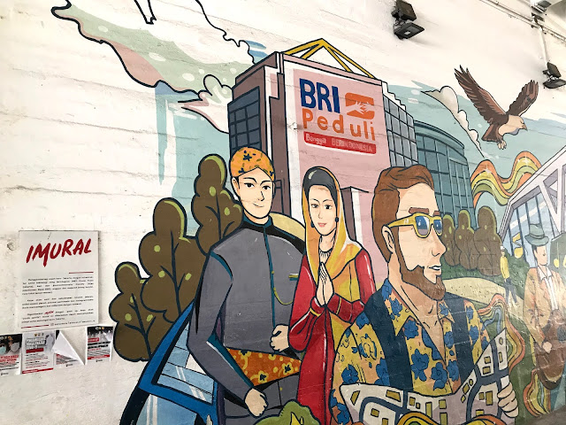 Art Mural at Kendal Tunnel, Central Jakarta