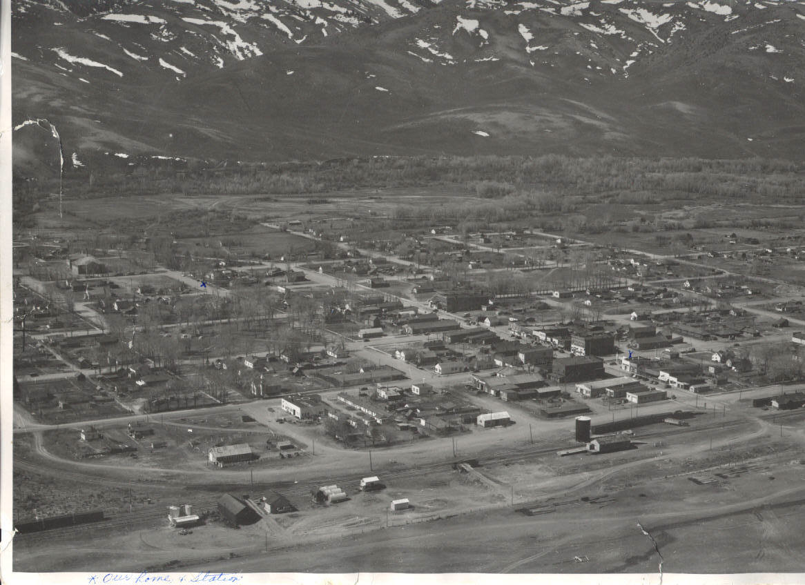 Mackay, Idaho 83251 Blast from the Past Aerial Mackay Idaho 1940's