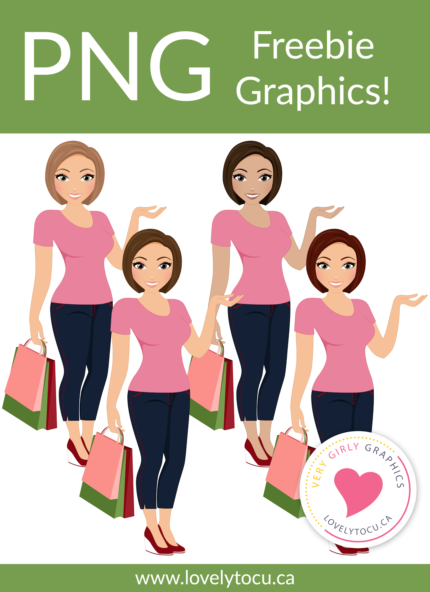 Lovelytocu shopper girl free graphics