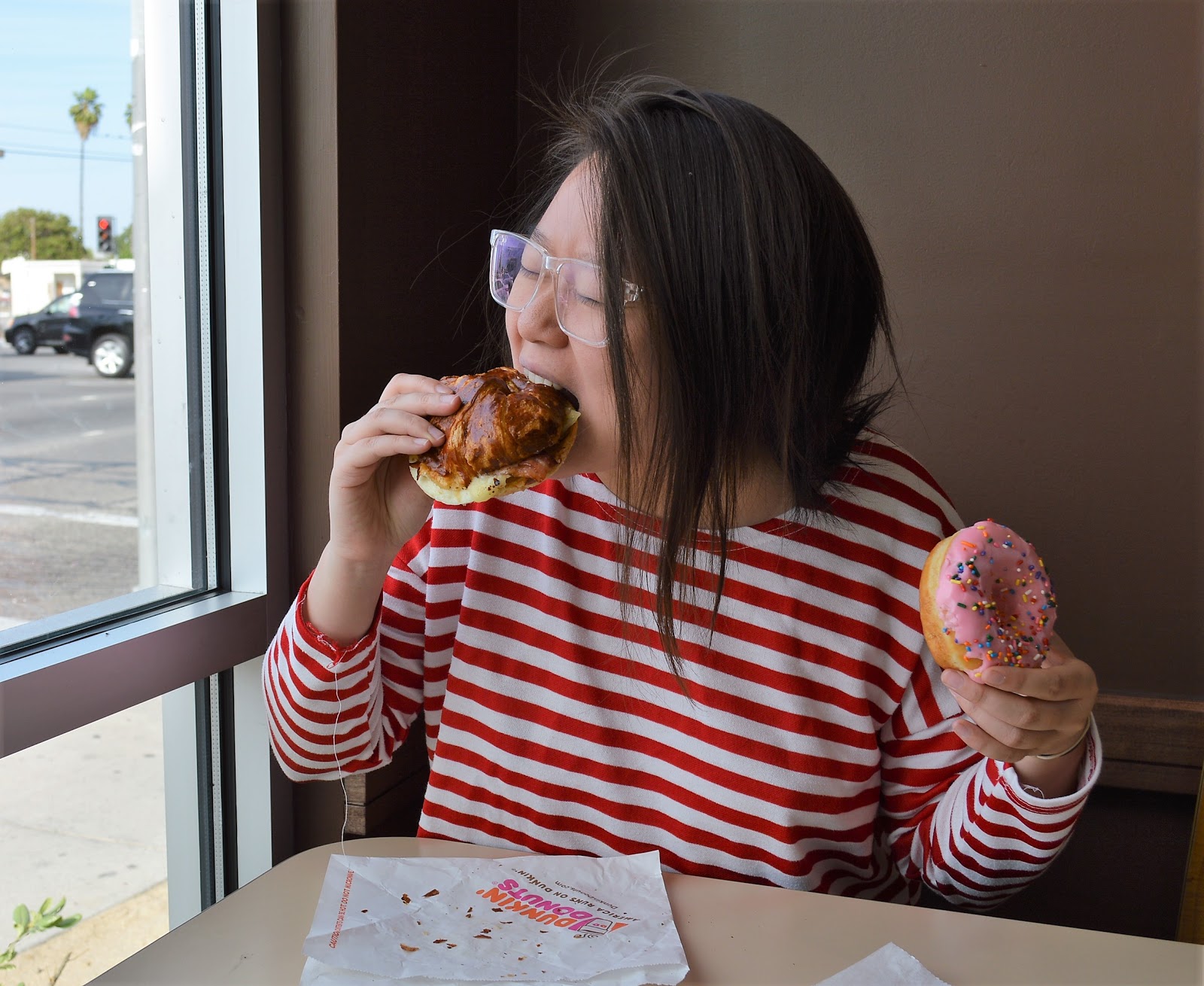 Dunkin' Donuts Debuts New Pretzel Croissant Breakfast Sandwich!