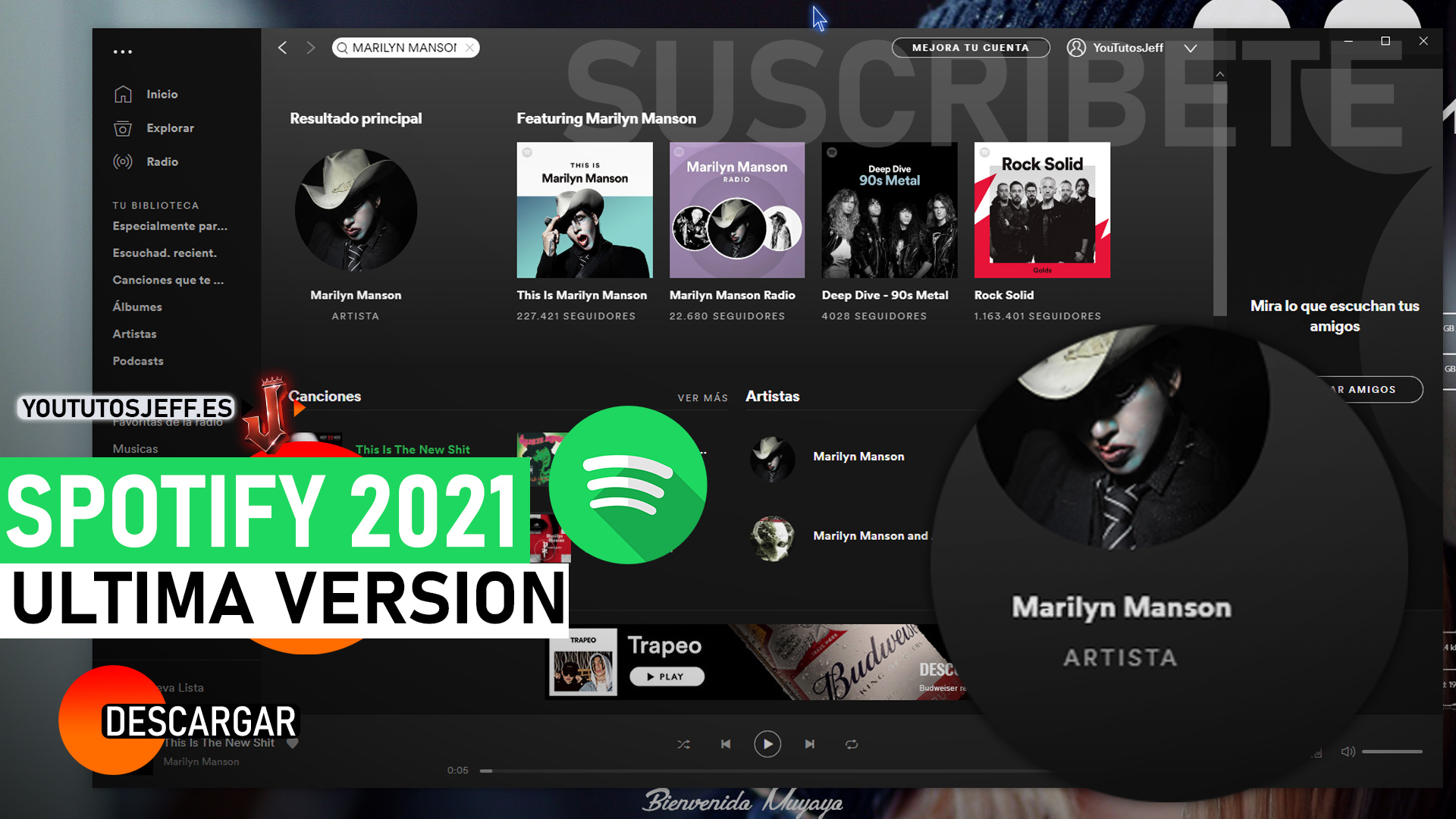 como descargar spotify para pc