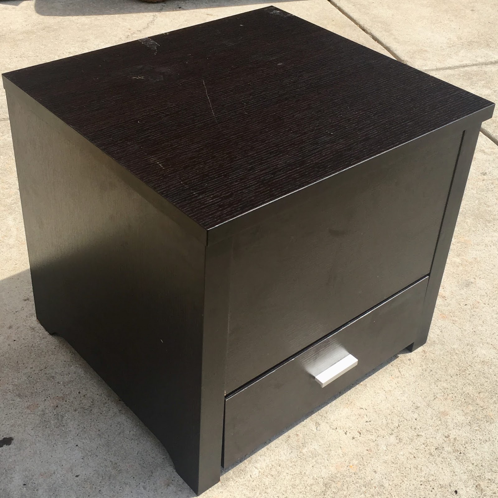 Uhuru Furniture Collectibles Reduced Black 1 Drawer File Cabinet With Sliding Top 45 30 Sold