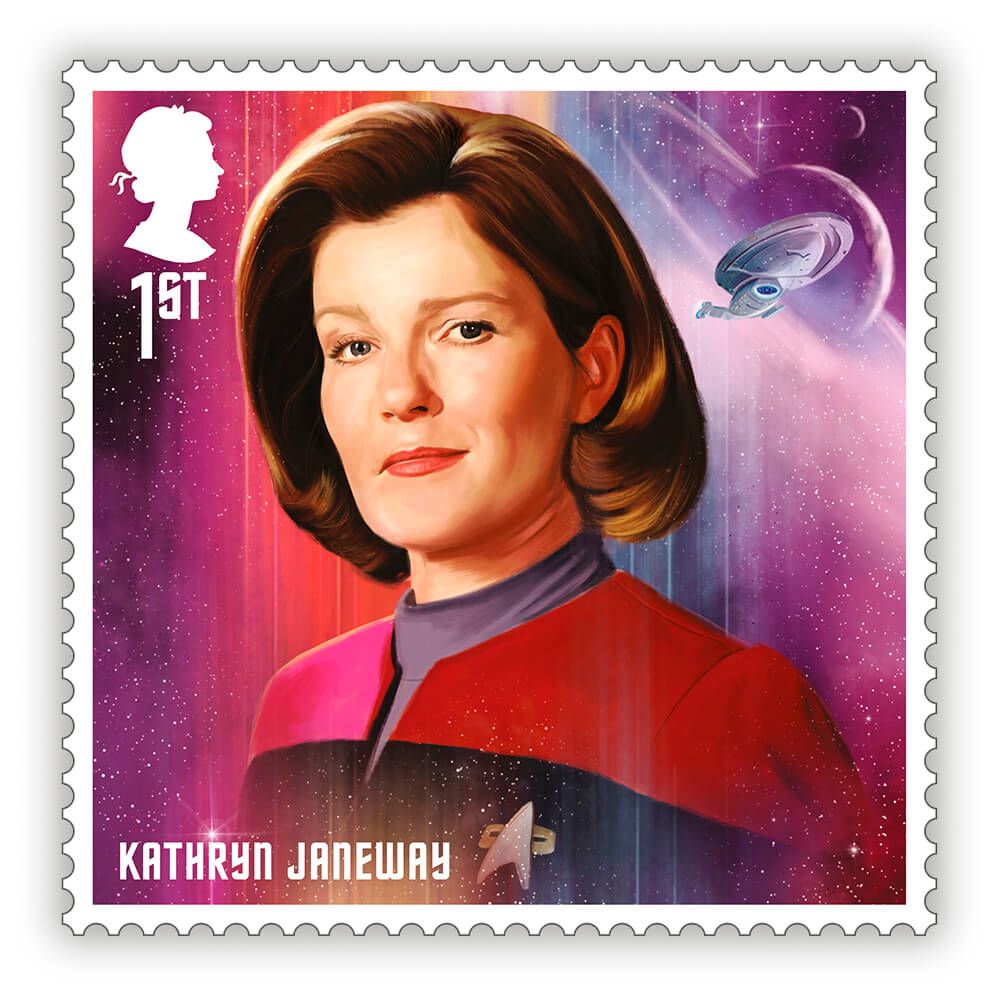 british star trek stamps