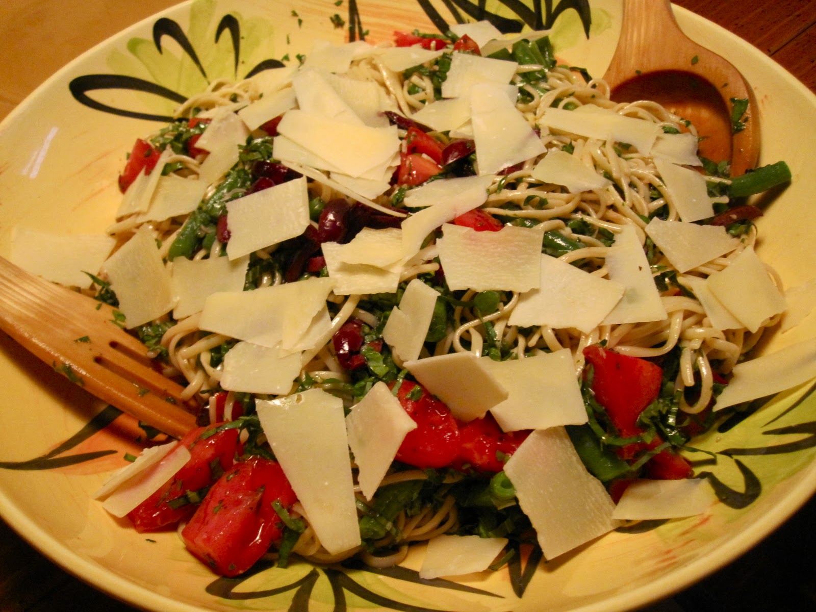 Keepers The Cookbook New Wave Salad with Red Wine Basil Vinaigrette