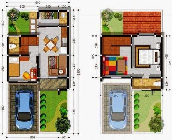 5 Model Desain dan Denah  Rumah  Minimalis  2  Lantai  Terbaik 2022 Kaula Ngora Kumpulan Gambar 