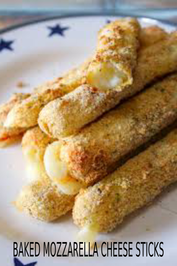 BAKED MOZZARELLA CHEESE STICKS happy cook