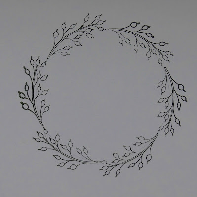 Sarah's Craft Shed: DIY Wreath from Individual Stamp Elements