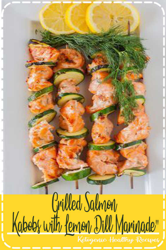 Grilled Salmon Kebabs Chicken Recipes Healthy Parmesan