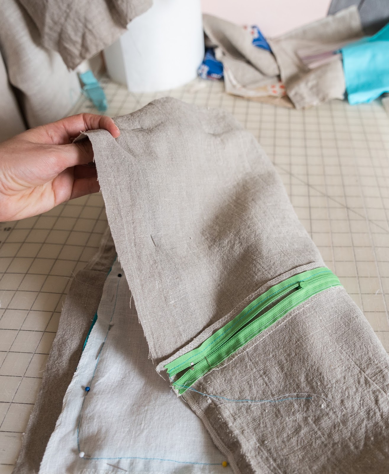 deep thoughts by cynthia Piping on a Pillow with a Zipper Closure