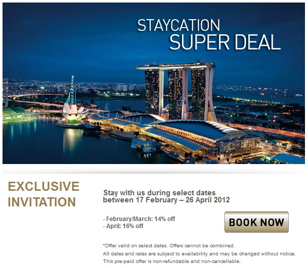 tourist exclusive offer marina bay sands