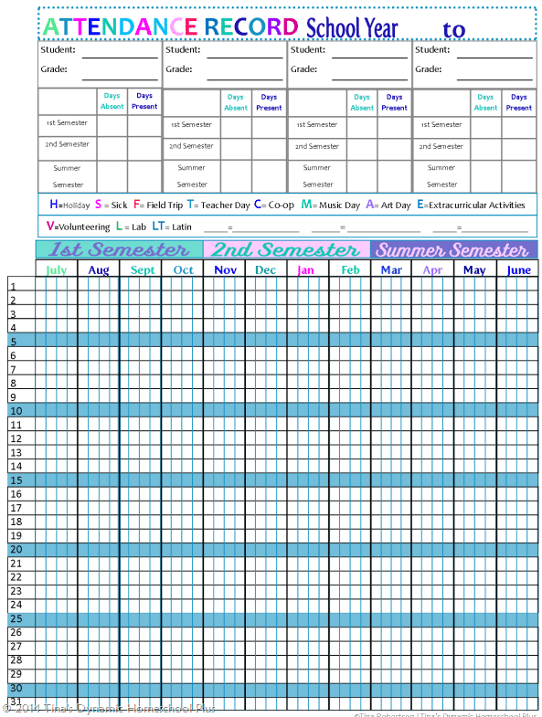 Monthly Attendance Sheet Report Templates For Employees