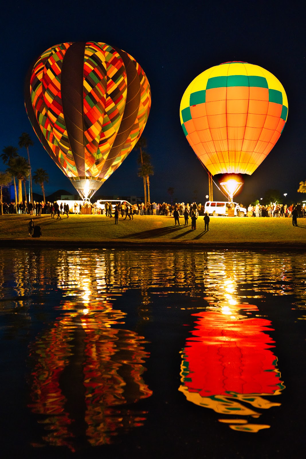 Wiebe's Wanderings Fountain Hills Balloon Glow