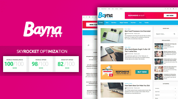 Bayna Fast Premium - High Speed Optimized Blogger Template Bayna Fast Premium - High Speed Optimized Blogger Template