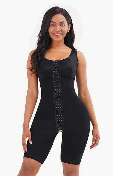 AirSlim™ Full Coverage Firm Control Bodysuit with Thigh Slimmer