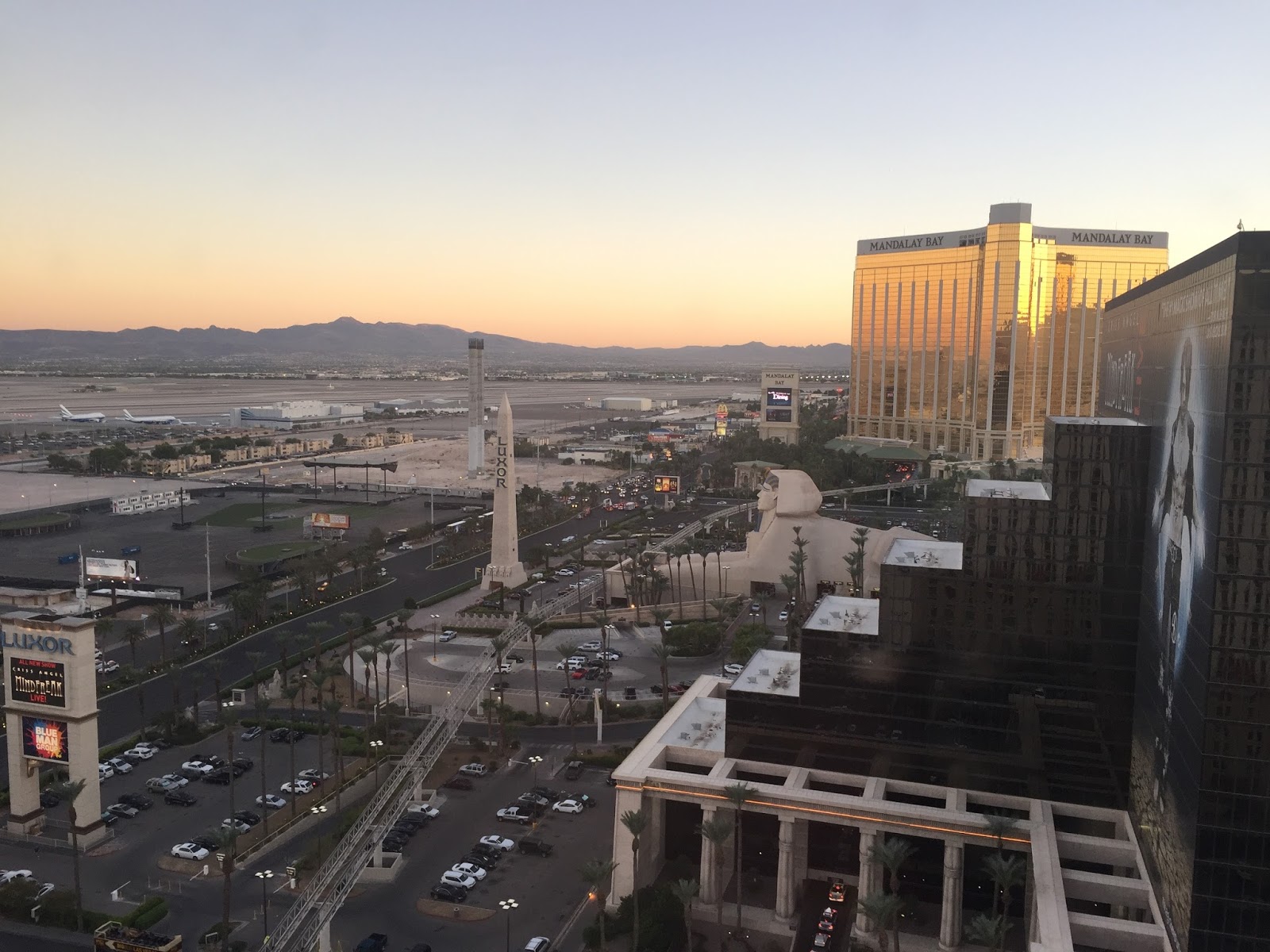 A Bob's Life Out the Hotel Window Las Vegas