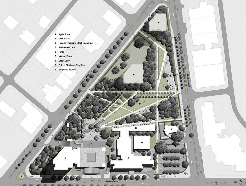 Philippines 21st Century Parks Ayala Triangle Park Makati