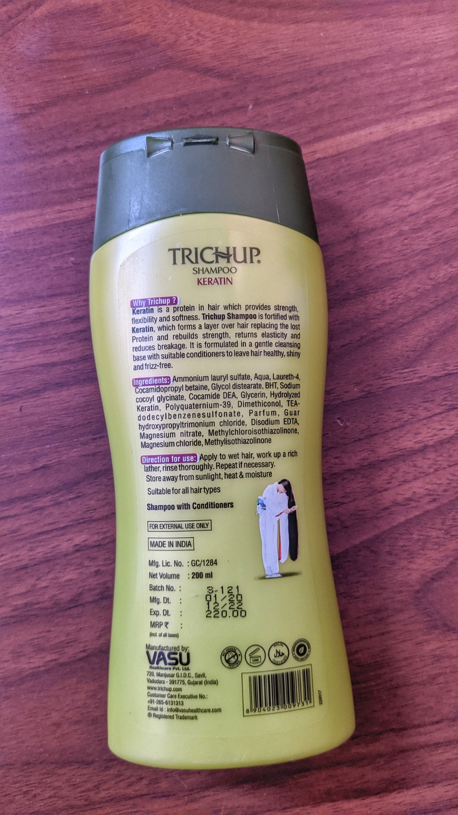 Vasu Care Trichup keratin shampoo