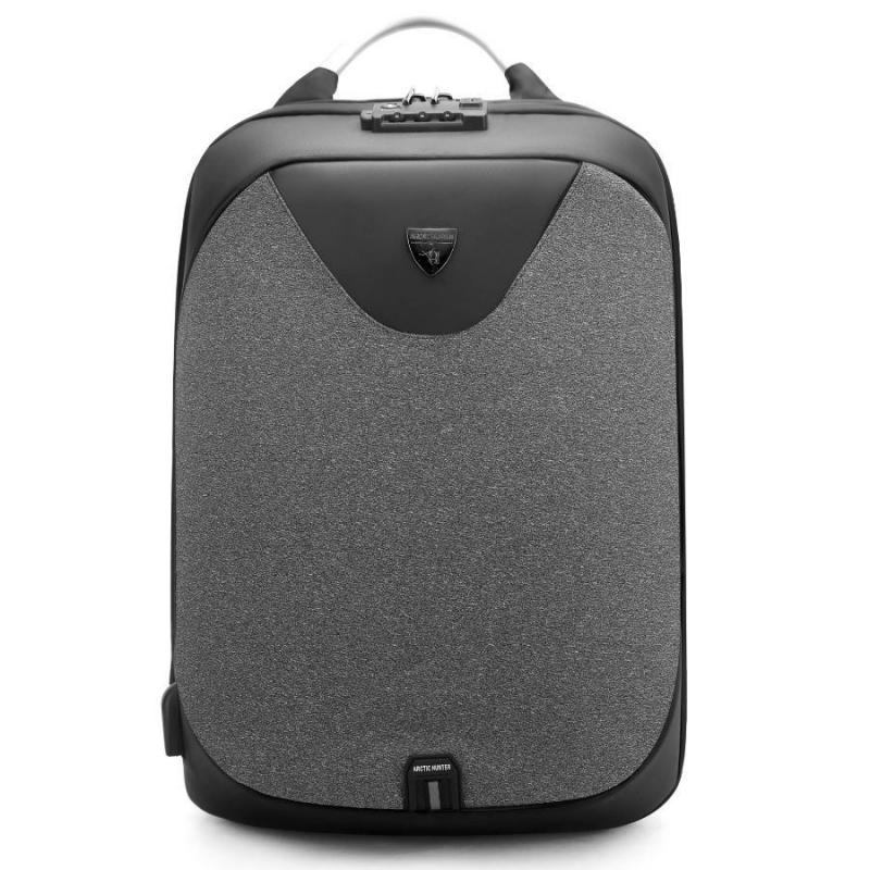 Balo Laptop Chống Trộm Đa Năng, Sạc USB, Laptop, Chống Nước, Khóa TSA Cao Cấp AVAR HUNTER AV-208 – Dark Grey