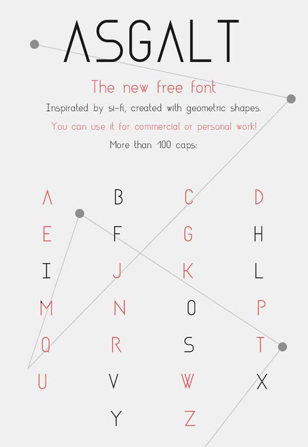 Asgalt The new Free Font