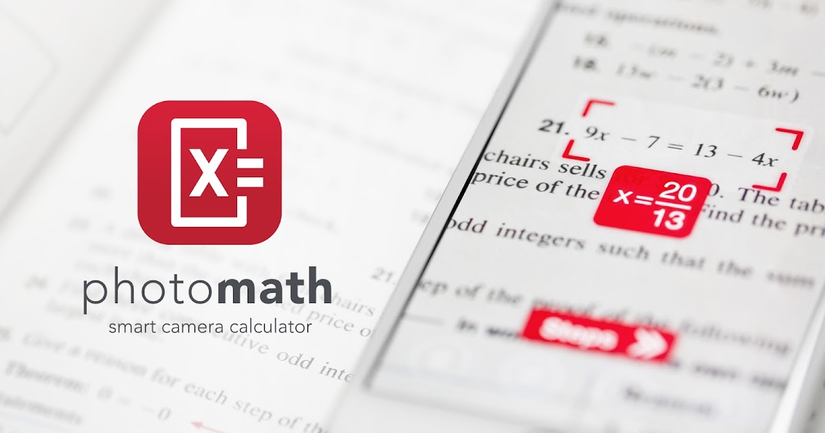 تحميل تطبيق فوتو ماث Photomath Camera Calculator v3.1.2 لحل المعادلات