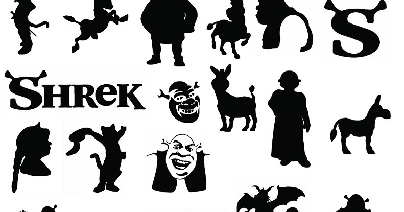 Download digitalfil: Shrek svg,cut files,silhouette clipart,vinyl ...