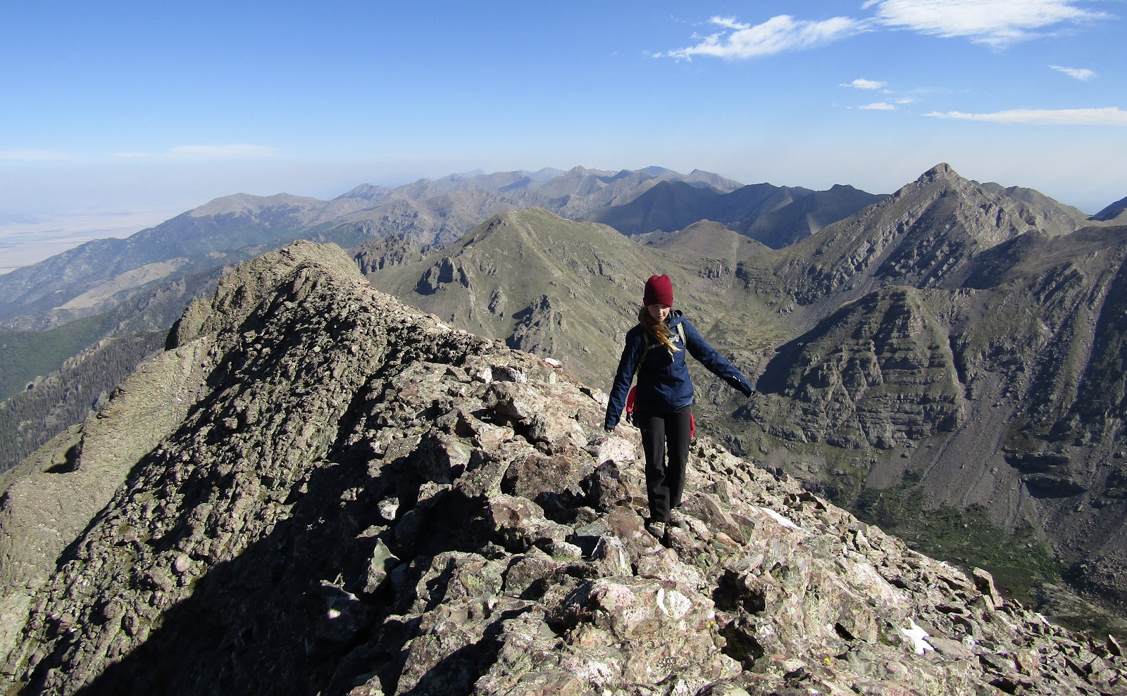 Challenger Point and Kit Carson Peak