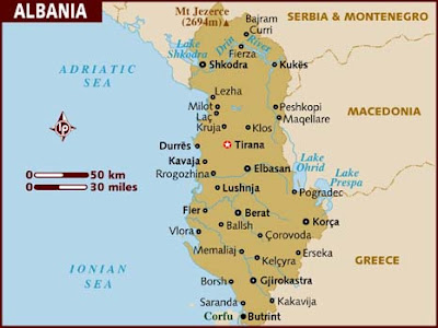 Albania Mapa del País