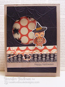 Halloween Shaker Card using Boo Crew by Newton's Nook Designs