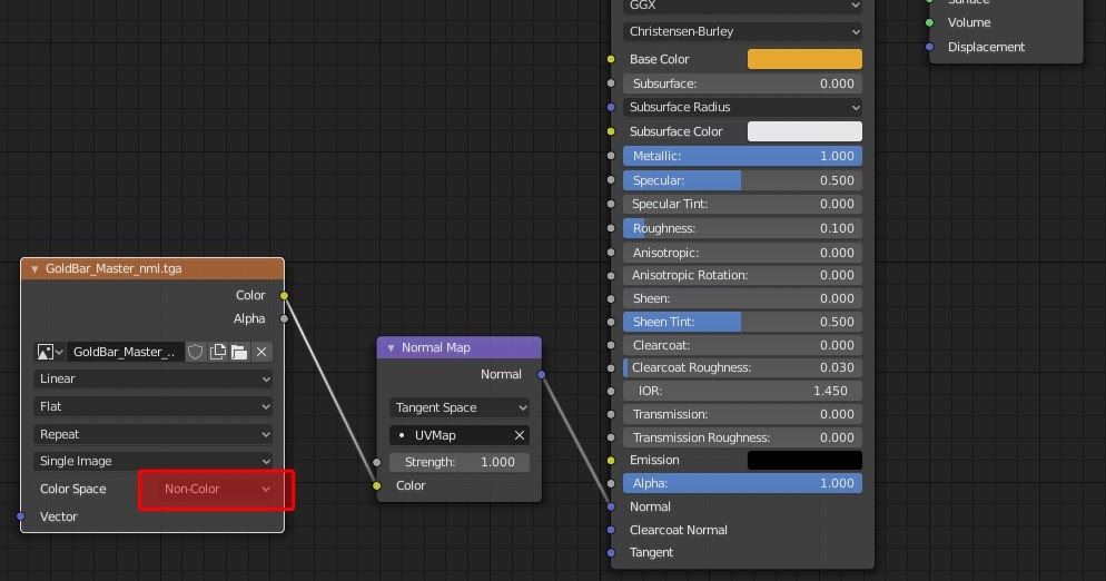 Suit Dimension Lab Blender2 8 ノーマルマップを設定する際の注意