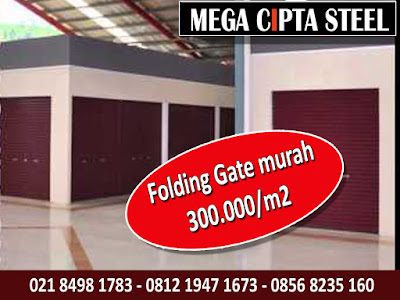 Gambar Folding Gate 300.000/m2 Jakarta Bekasi Depok Tangerang Bogor 