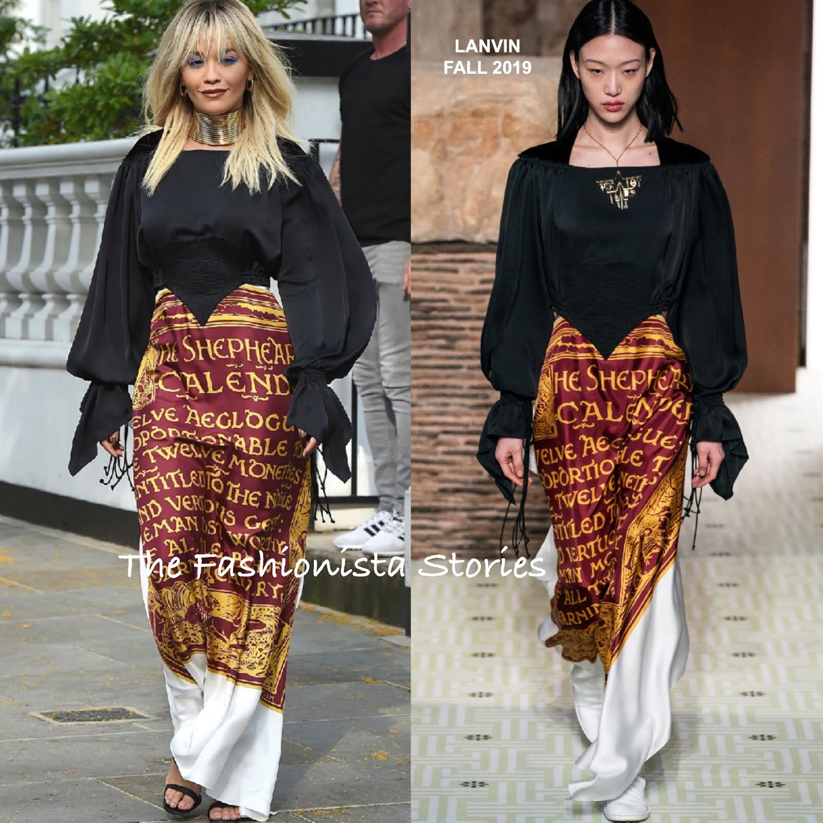 Rita Ora in Lanvin Heading to the Village Underground