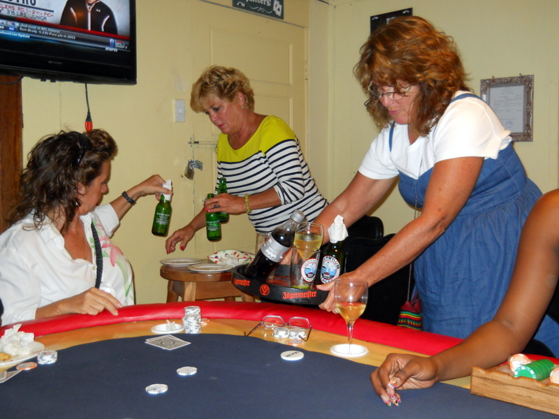 Taking Belize Ladies Poker Night In San Pedro Texas Hold em