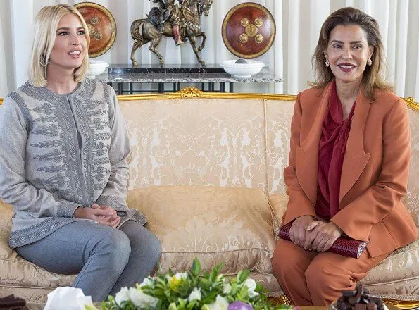 Princess Lalla Meryem, the sister of King Mohammed of Morocco, hosted a royal dinner in honor of Ivanka Trump