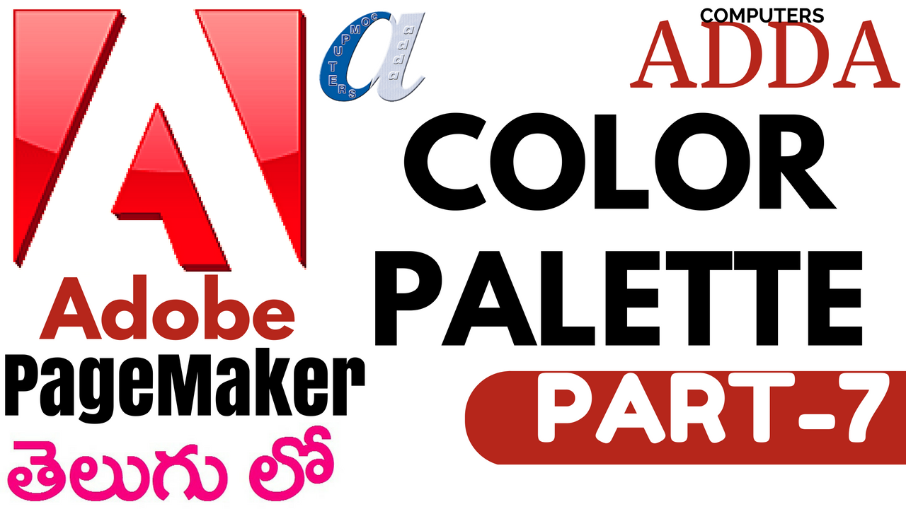 Use of Color Palette in PageMaker Computersadda