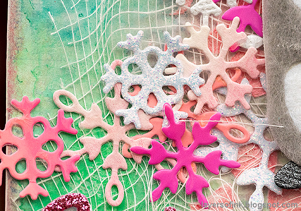 Layers of ink - Pink Penguin Tag Tutorial by Anna-Karin Evaldsson.