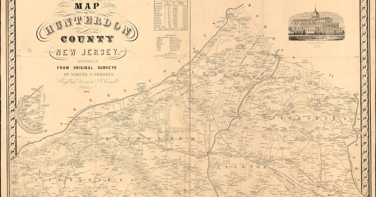 Brouwer Genealogy "Sites of Historic Interest," Hunterdon County, New