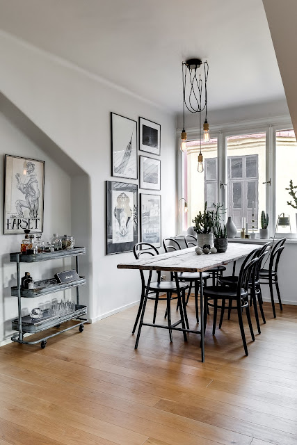 Charming attic with industrial vibes in Stockhom