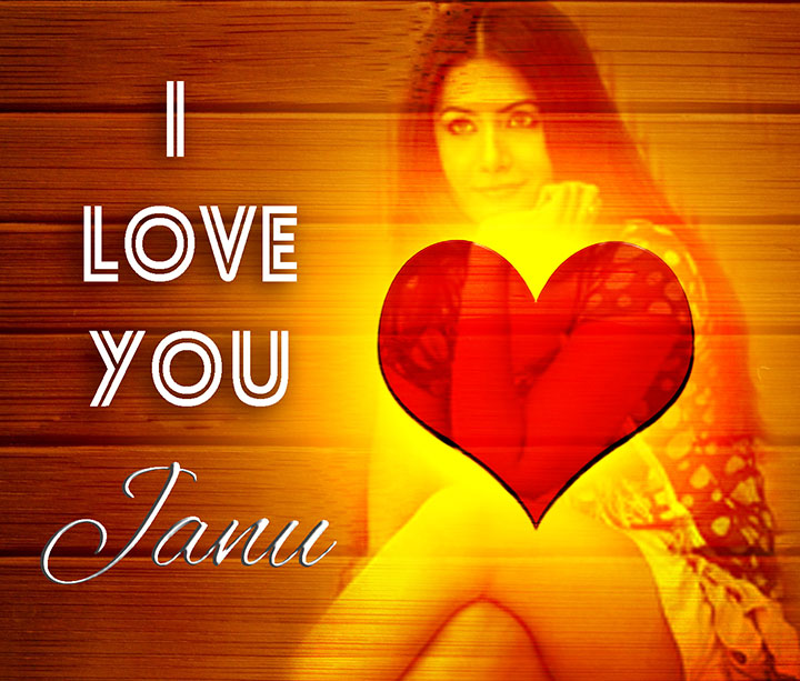 Preview of In Love 3D name for janu