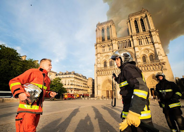 Jean-Claude Gallet, bomberos de París, incendio, Notre Dame