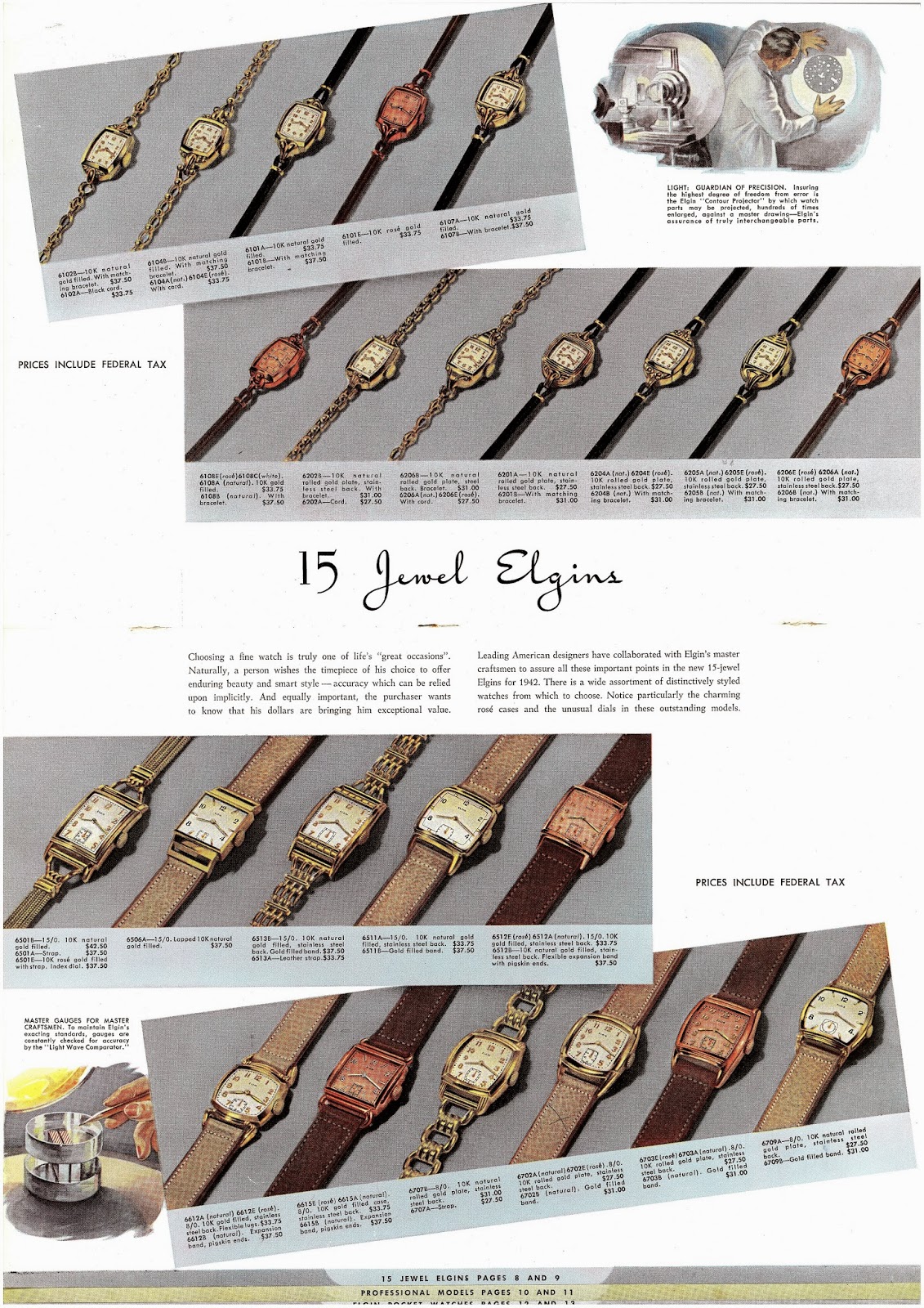 GeneJockey's Elgin Watch Blog 1942 Elgin Catalog Now With Better
