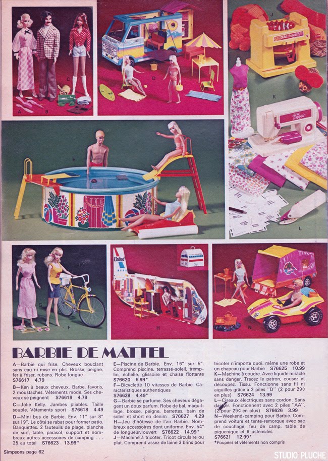 Studio Pluche: Les jouets de No?�l 1974 chez Simpsons (1?�re partie)